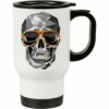 Caneca Térmica Caveira Brisa Louca 500ml Branca