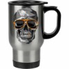 Caneca Térmica Caveira Brisa Louca 500ml Inox