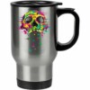 Caneca Térmica Caveira Neon Barulho 500ml Inox