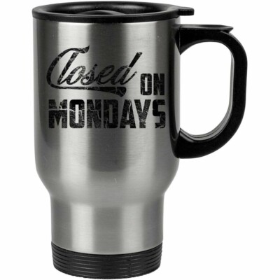 Caneca Térmica Closed On Mondays 500ml Inox