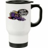 Caneca Térmica Corrida Maluca Muttley E Dick Vigarista 500ml Branca