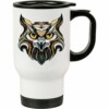 Caneca Térmica Coruja Linhas 500ml Branca