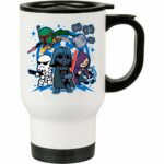 Caneca Térmica Darth Vader And Friends 500ml Branca