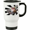 Caneca Térmica De Volta Para O Futuro Ratos Do Tempo 500ml Branca