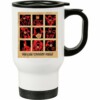 Caneca Térmica Demolidor Vintage 500ml Branca