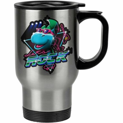 Caneca Térmica Dino Rock 500ml Inox