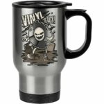 Caneca Térmica Disco De Vinil De Volta 500ml Inox