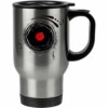 Caneca Térmica Disco De Vinil Dj Retro Grunge 500ml Inox