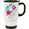 Caneca Térmica Disco De Vinil Urbano 500ml Branca