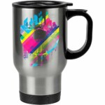 Caneca Térmica Disco De Vinil Urbano 500ml Inox