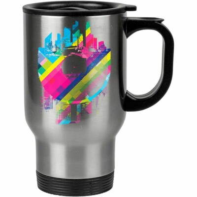 Caneca Térmica Disco De Vinil Urbano 500ml Inox