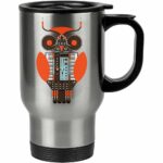 Caneca Térmica Dj Coruja Mesa De Som 500ml Inox