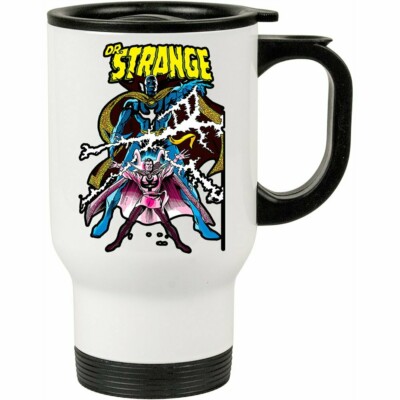 Caneca Térmica Doutor Estranho V03 500ml Branca
