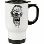 Caneca Térmica Está Vivo O Zombie 500ml Branca