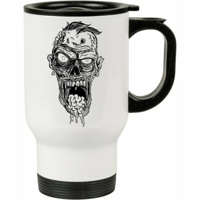 Caneca Térmica Está Vivo O Zombie 500ml Branca