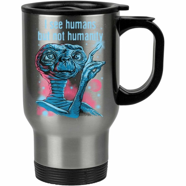 Caneca Térmica Et Eu Vejo Seres Humanos 500ml Inox