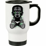 Caneca Térmica Frankenstein Chorando 500ml Branca