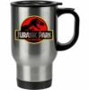 Caneca Térmica Jurassic Park Black Red 500ml Inox