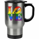 Caneca Térmica Love Lgbt 500ml Inox