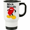 Caneca Térmica Mickey Rolling Stones 500ml Branca