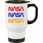 Caneca Térmica Nasa Worm 500ml Branca