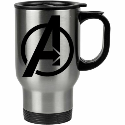 Caneca Térmica Os Vingadores Logo v01 500ml Inox