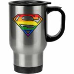 Caneca Térmica Superman Lgbt 500ml Inox