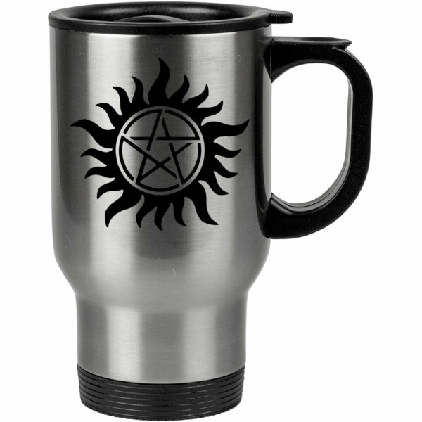 Caneca Térmica Supernatural Tatuagem Anti-possessão 500ml Inox