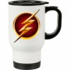Caneca Térmica The Flash Logo V01 Branca