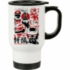 Caneca Térmica Tokusatsu Personagens  500ml Branca