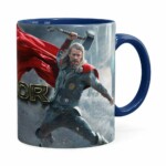 Caneca Thor Filme 3d Print Azul Escuro