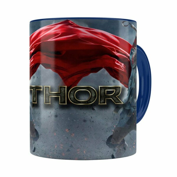 Caneca Thor Filme 3d Print Azul Escuro