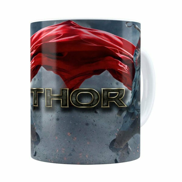 Caneca Thor Filme 3d Print Branca