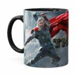 Caneca Thor Filme 3d Print Preta