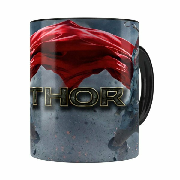 Caneca Thor Filme 3d Print Preta
