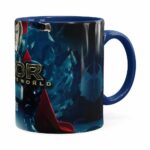 Caneca Thor The Dark World Filme Azul Escuro