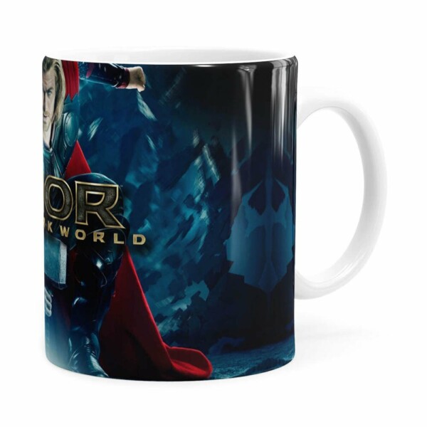 Caneca Thor The Dark World Filme Branca