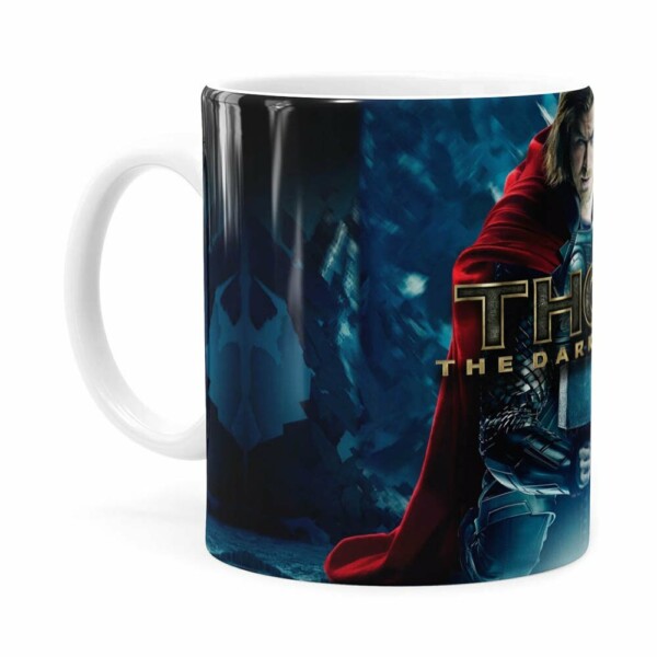 Caneca Thor The Dark World Filme Branca