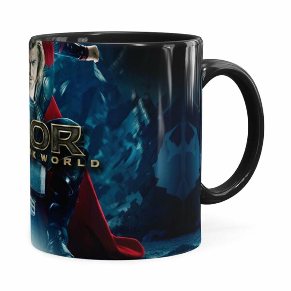 Caneca Thor The Dark World Filme Preta