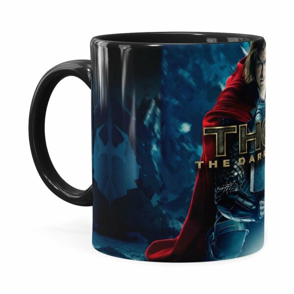 Caneca Thor The Dark World Filme Preta