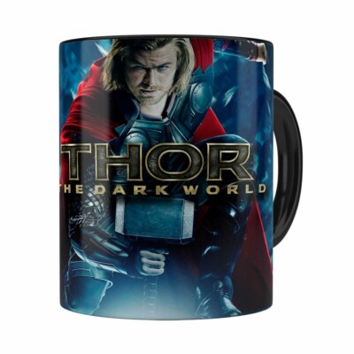 Caneca Thor The Dark World Filme Preta