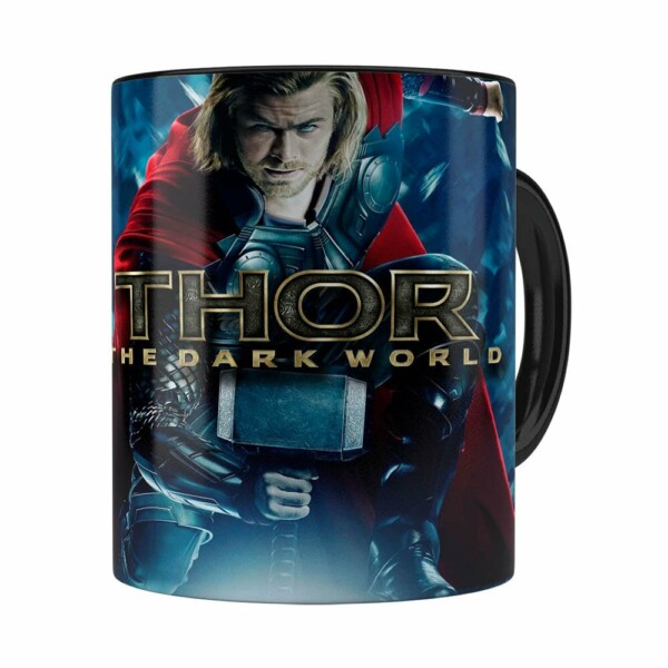 Caneca Thor The Dark World Filme Preta