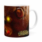 Caneca Tibbers 3d Print League Of Legends Branca
