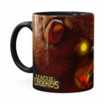 Caneca Tibbers 3d Print League Of Legends Preta