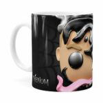 Caneca Venom 3d Print Spider-man Branca