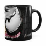 Caneca Venom 3d Print Spider-man Preta