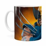 Caneca Wolverine Logan X-men 3d Print Branca