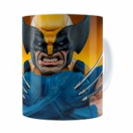 Caneca Wolverine Logan X-men 3d Print Branca