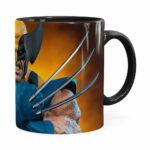 Caneca Wolverine Logan X-men 3d Print Preta