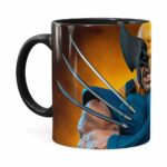 Caneca Wolverine Logan X-men 3d Print Preta